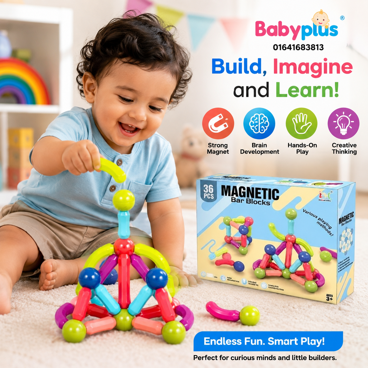 Magnetic Toy 36 Pcs
